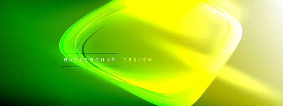 Vector abstract background - liquid transparent bubble shapes on fluid gradient 스톡 일러스트