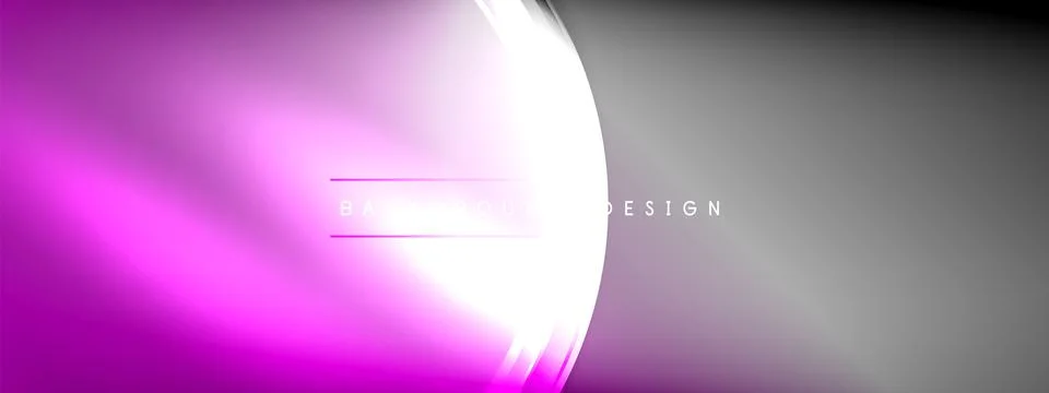 Vector abstract background - liquid transparent bubble shapes on fluid gradient Stock Illustration