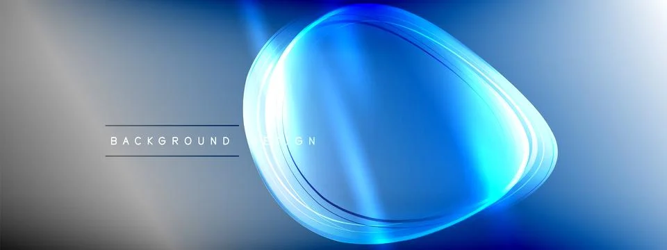 Vector abstract background - liquid transparent bubble shapes on fluid gradient Ilustración de archivo