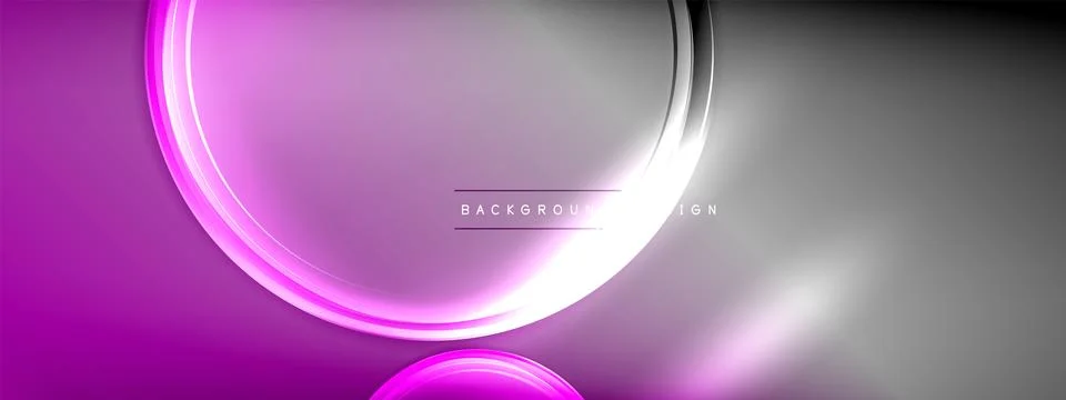 Vector abstract background - liquid transparent bubble shapes on fluid gradient Stock Illustration
