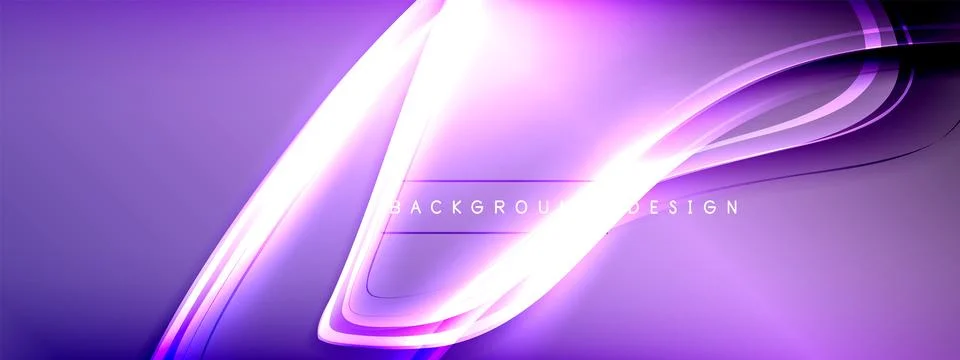 Vector abstract background - liquid transparent bubble shapes on fluid gradient Stock Illustration