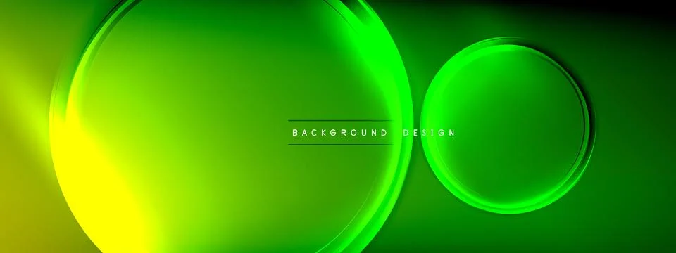 Vector abstract background - liquid transparent bubble shapes on fluid gradient 스톡 일러스트