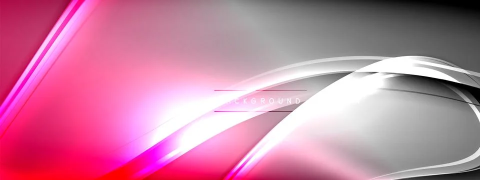 Vector abstract background - liquid transparent bubble shapes on fluid gradient Stock Illustration