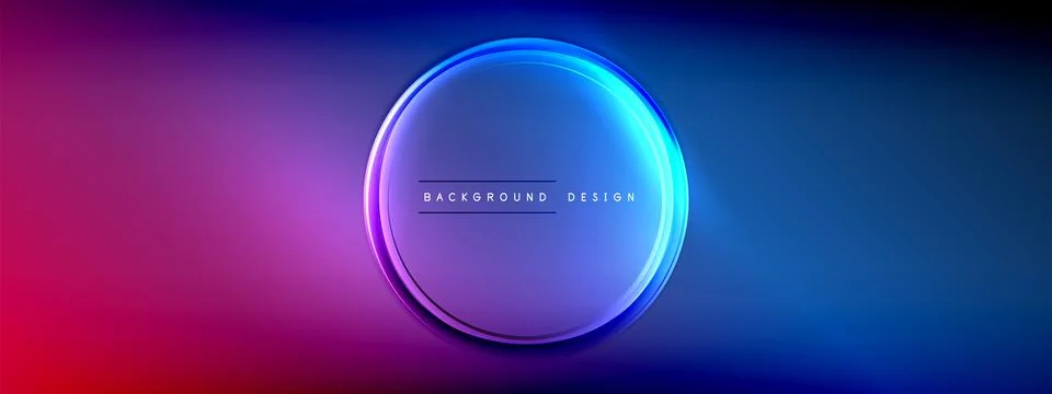 Vector abstract background - liquid transparent bubble shapes on fluid gradient Ilustración de archivo