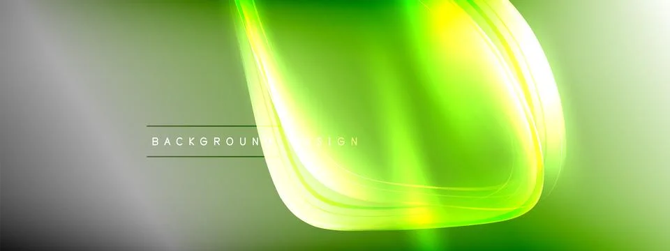 Vector abstract background - liquid transparent bubble shapes on fluid gradient Stock Illustration