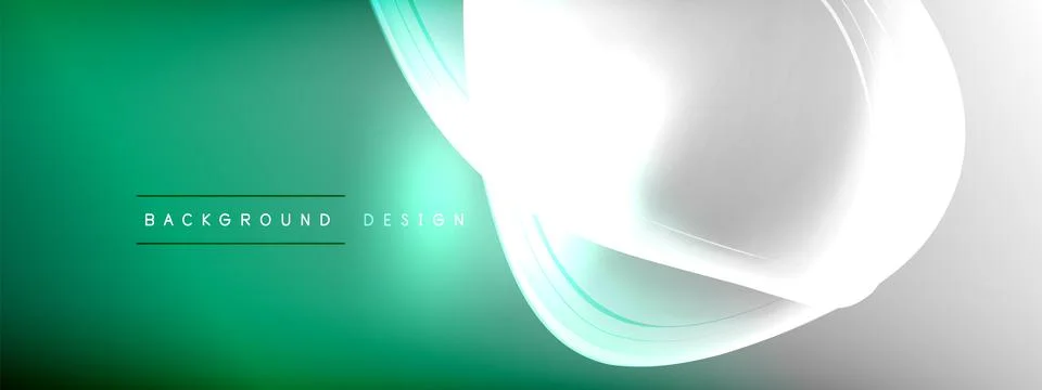 Vector abstract background - liquid transparent bubble shapes on fluid gradient Illustrazione stock