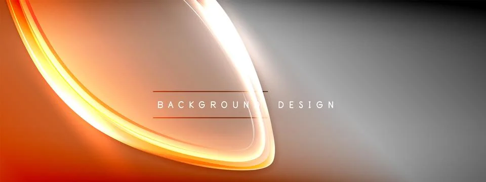 Vector abstract background - liquid transparent bubble shapes on fluid gradient イラスト素材