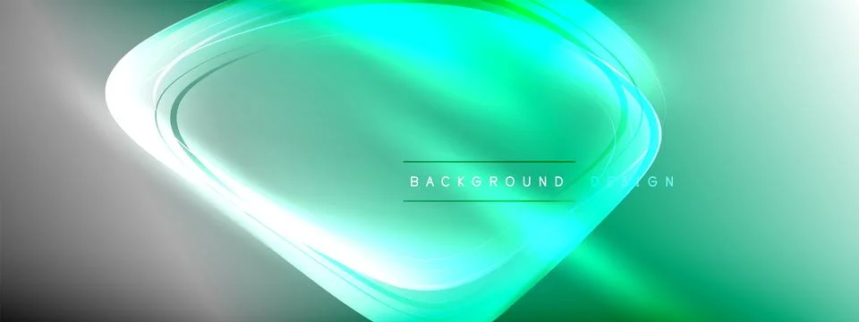 Vector abstract background - liquid transparent bubble shapes on fluid gradient 스톡 일러스트