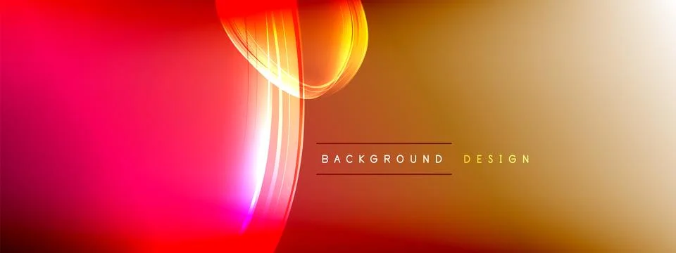 Vector abstract background - liquid transparent bubble shapes on fluid gradient イラスト素材