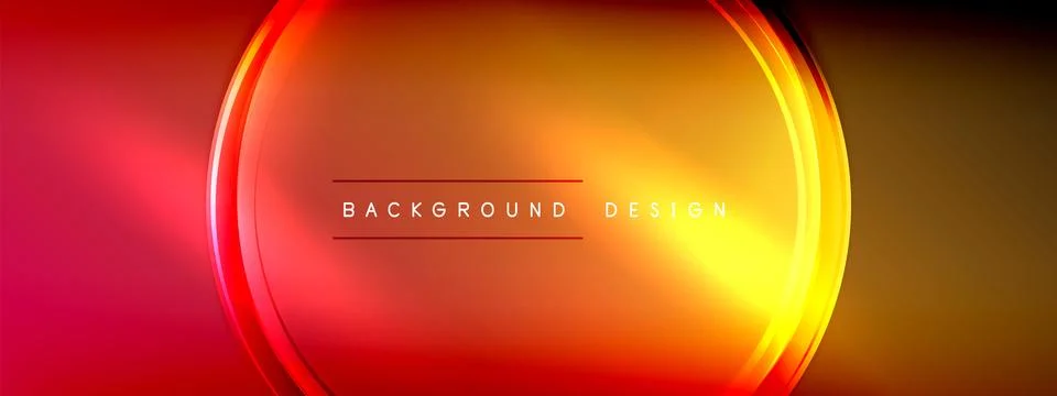 Vector abstract background - liquid transparent bubble shapes on fluid gradient 스톡 일러스트