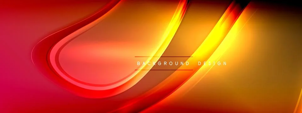 Vector abstract background - liquid transparent bubble shapes on fluid gradient 스톡 일러스트
