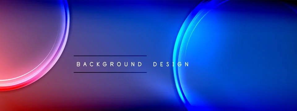 Vector abstract background - liquid transparent bubble shapes on fluid gradient 스톡 일러스트