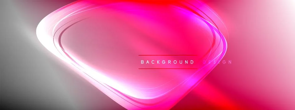 Vector abstract background - liquid transparent bubble shapes on fluid gradient Illustrazione stock