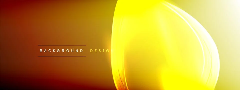 Vector abstract background - liquid transparent bubble shapes on fluid gradient Illustrazione stock
