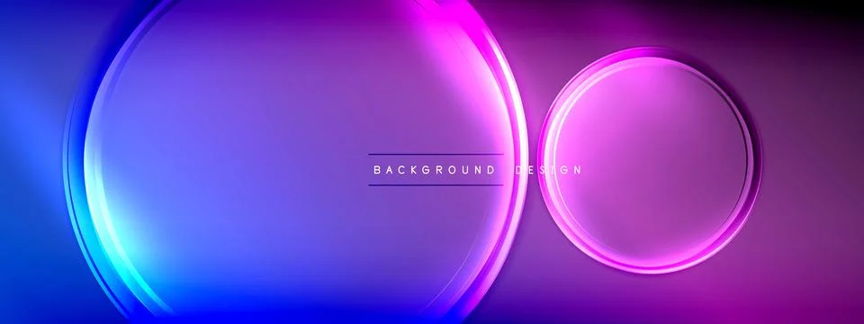 Vector abstract background - liquid transparent bubble shapes on fluid gradient Ilustración de archivo