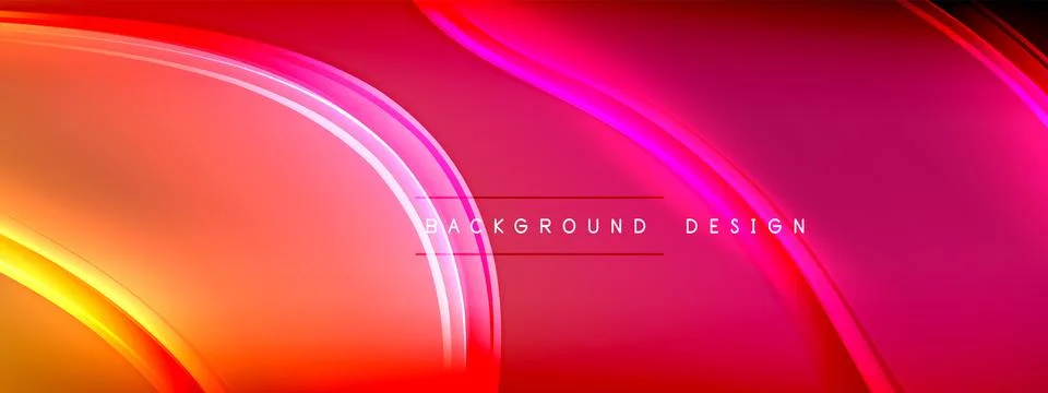 Vector abstract background - liquid transparent bubble shapes on fluid gradient Illustrazione stock