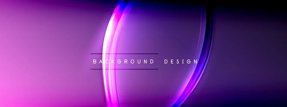 Vector abstract background - liquid transparent bubble shapes on fluid gradient Stock Illustration