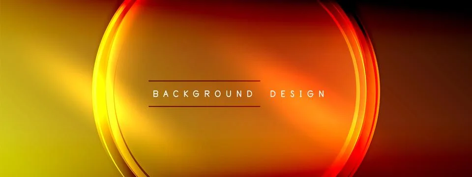 Vector abstract background - liquid transparent bubble shapes on fluid gradient Stock Illustration