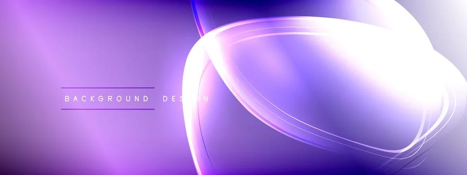 Vector abstract background - liquid transparent bubble shapes on fluid gradient Illustrazione stock