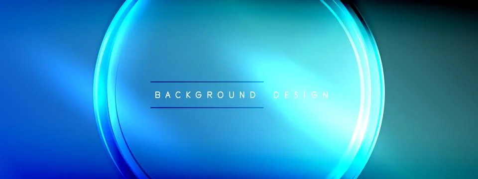 Vector abstract background - liquid transparent bubble shapes on fluid gradient イラスト素材