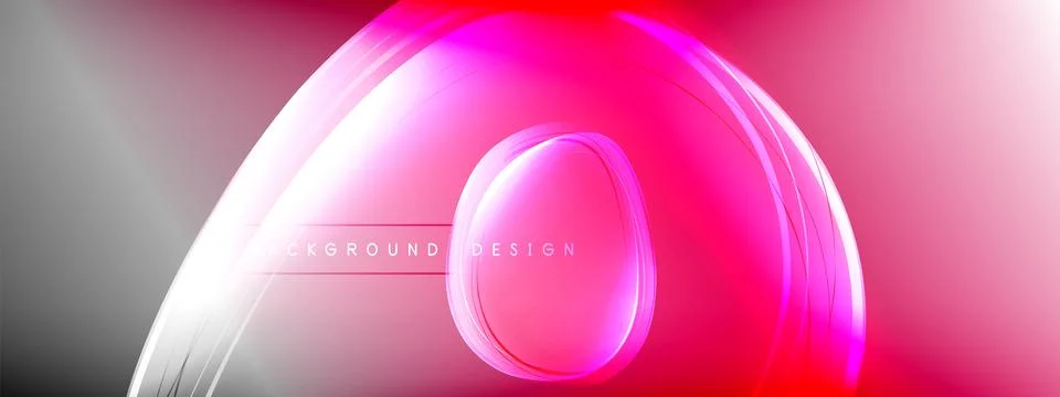 Vector abstract background - liquid transparent bubble shapes on fluid gradient Ilustración de archivo