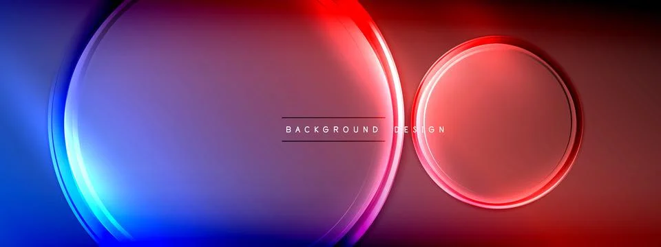 Vector abstract background - liquid transparent bubble shapes on fluid gradient Illustrazione stock