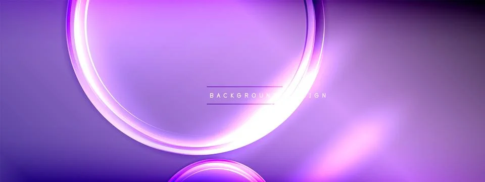 Vector abstract background - liquid transparent bubble shapes on fluid gradient Stock Illustration