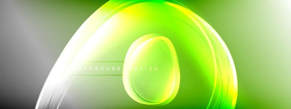 Vector abstract background - liquid transparent bubble shapes on fluid gradient Illustrazione stock