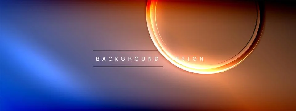 Vector abstract background - liquid transparent bubble shapes on fluid gradient 스톡 일러스트