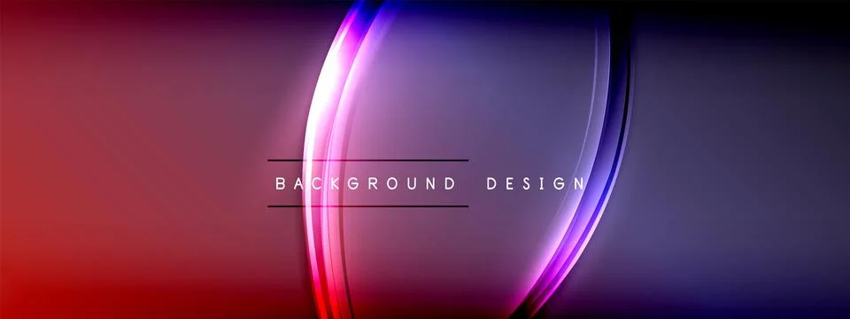 Vector abstract background - liquid transparent bubble shapes on fluid gradient Illustrazione stock