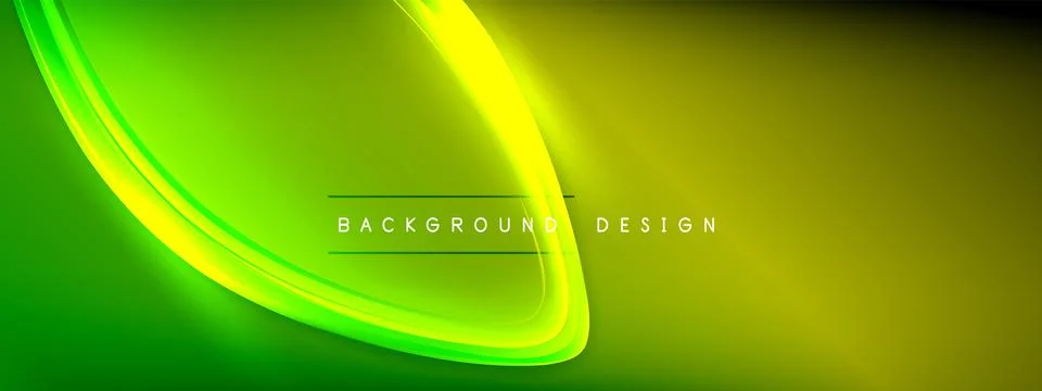 Vector abstract background - liquid transparent bubble shapes on fluid gradient Stock Illustration