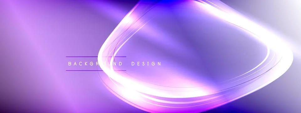 Vector abstract background - liquid transparent bubble shapes on fluid gradient Stock Illustration
