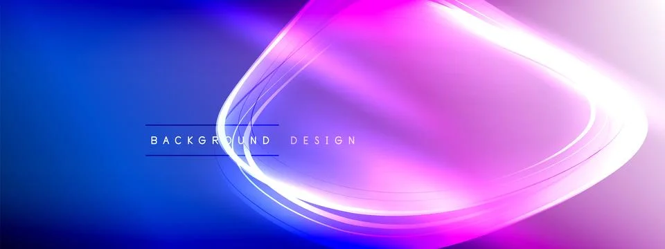 Vector abstract background - liquid transparent bubble shapes on fluid gradient Illustrazione stock