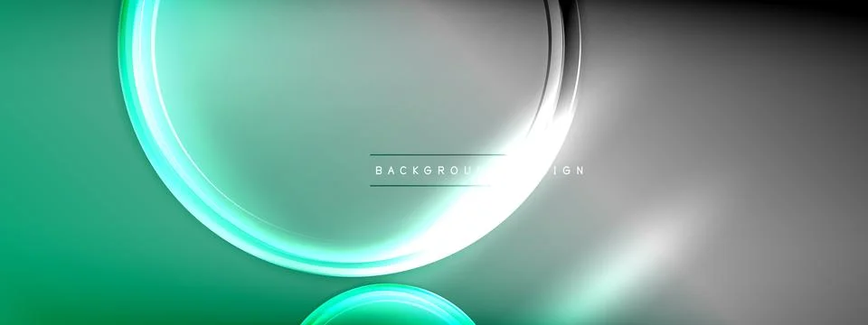 Vector abstract background - liquid transparent bubble shapes on fluid gradient Illustrazione stock