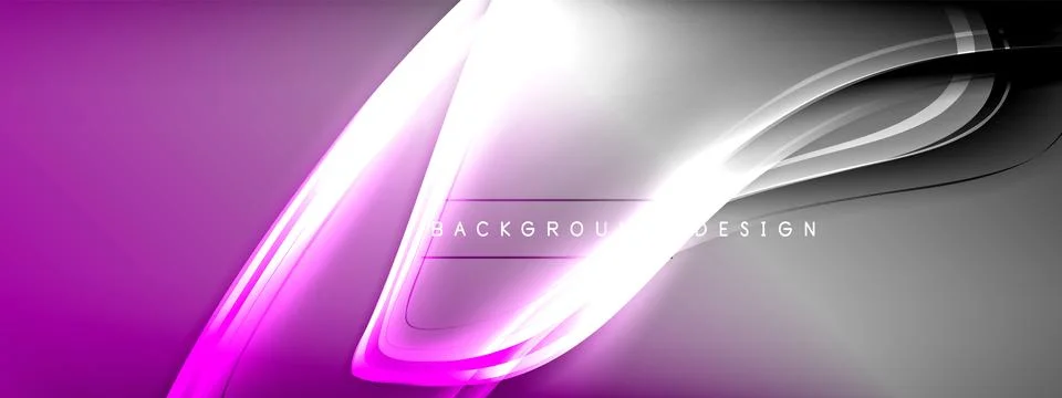 Vector abstract background - liquid transparent bubble shapes on fluid gradient Ilustración de archivo