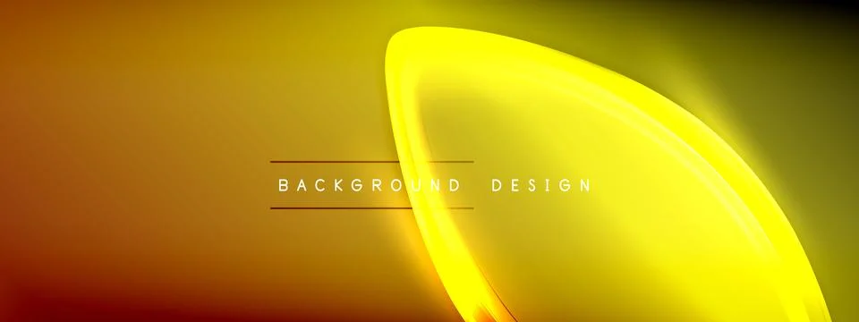 Vector abstract background - liquid transparent bubble shapes on fluid gradient Stock Illustration