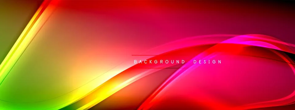 Vector abstract background - liquid transparent bubble shapes on fluid gradient Illustrazione stock
