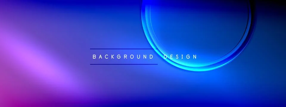 Vector abstract background - liquid transparent bubble shapes on fluid gradient Stock Illustration