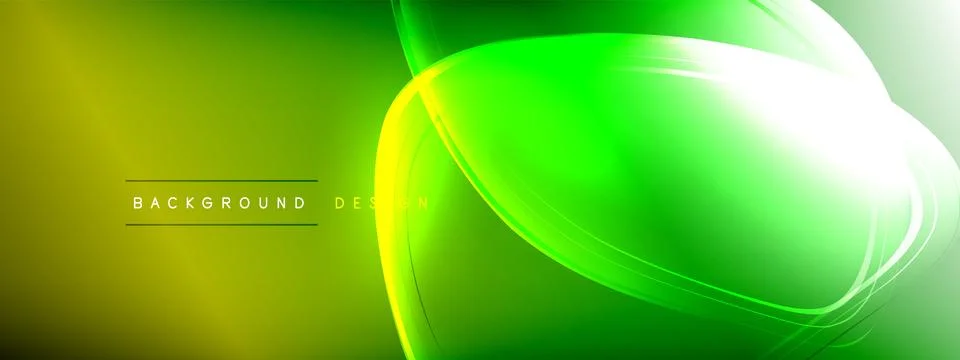 Vector abstract background - liquid transparent bubble shapes on fluid gradient イラスト素材