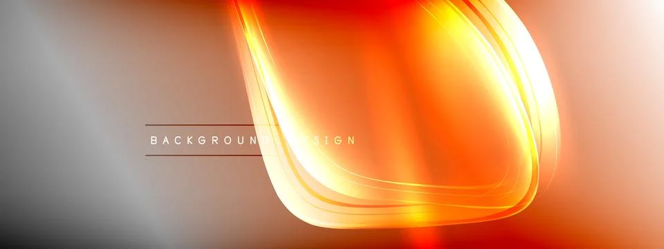 Vector abstract background - liquid transparent bubble shapes on fluid gradient Illustrazione stock