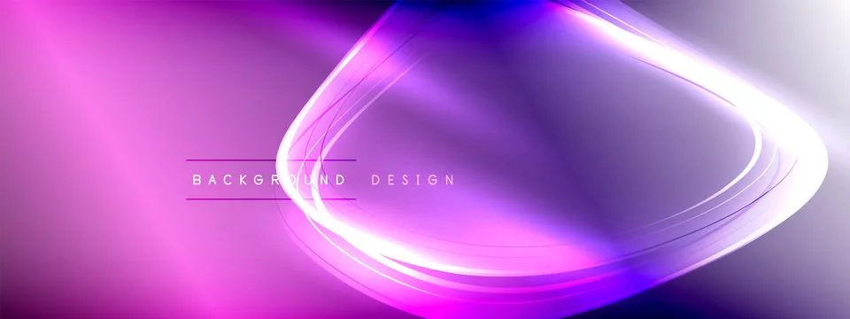 Vector abstract background - liquid transparent bubble shapes on fluid gradient Ilustración de archivo