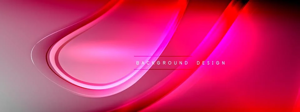 Vector abstract background - liquid transparent bubble shapes on fluid gradient Ilustración de archivo