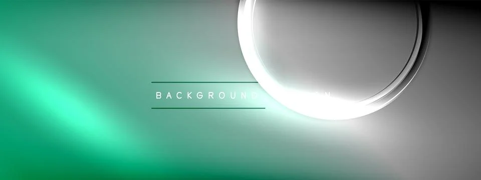 Vector abstract background - liquid transparent bubble shapes on fluid gradient Stock Illustration