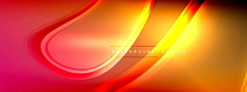 Vector abstract background - liquid transparent bubble shapes on fluid gradient Ilustración de archivo