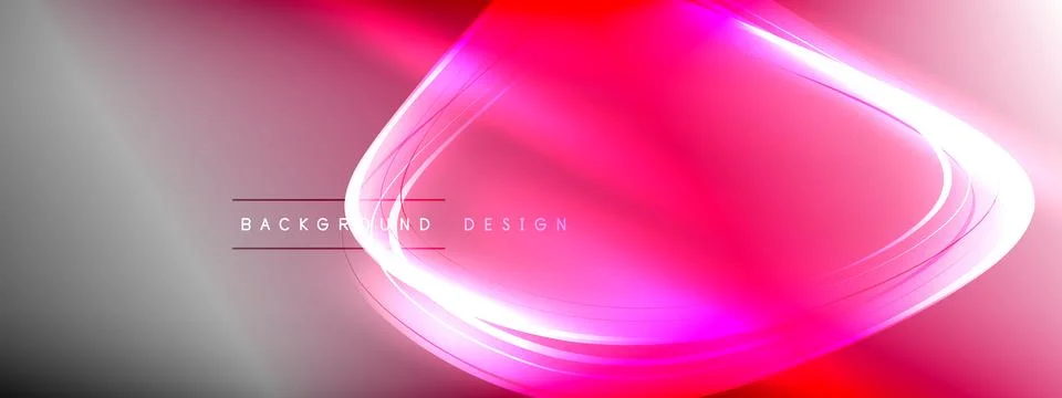 Vector abstract background - liquid transparent bubble shapes on fluid gradient Stock Illustration