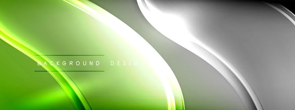 Vector abstract background - liquid transparent bubble shapes on fluid gradient 스톡 일러스트