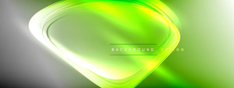 Vector abstract background - liquid transparent bubble shapes on fluid gradient Stock Illustration