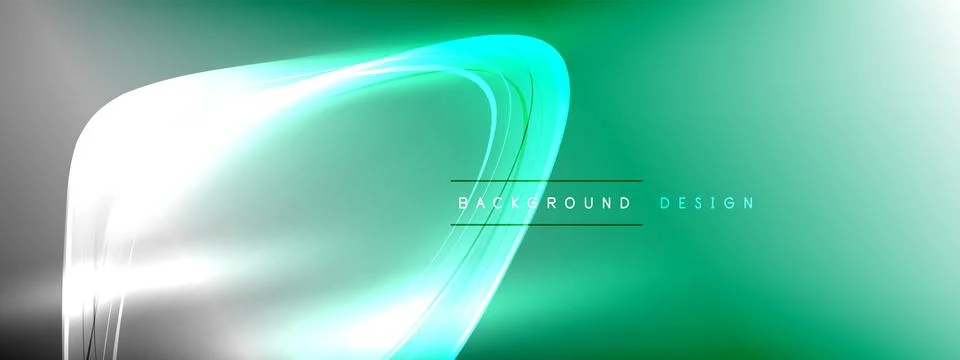 Vector abstract background - liquid transparent bubble shapes on fluid gradient Ilustración de archivo