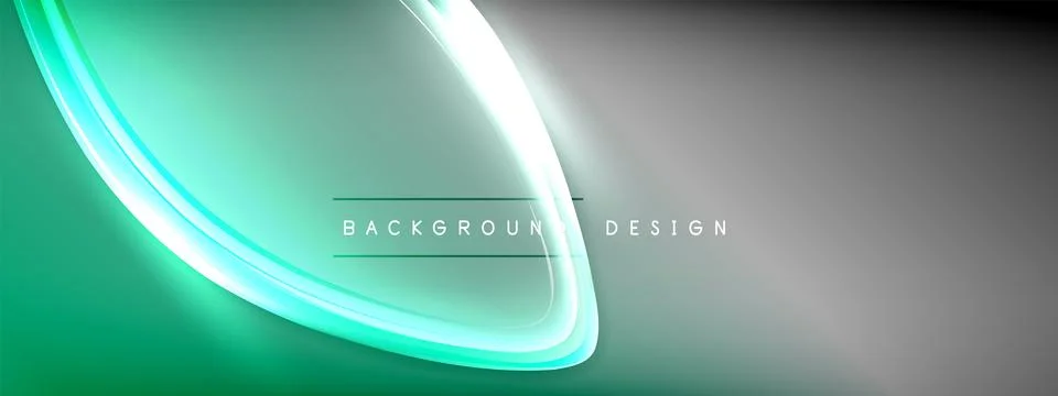 Vector abstract background - liquid transparent bubble shapes on fluid gradient Stock Illustration