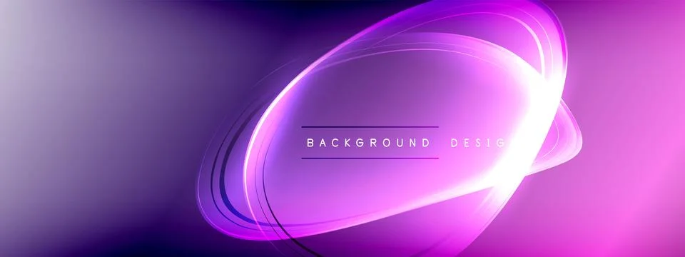Vector abstract background - liquid transparent bubble shapes on fluid gradient Stock Illustration